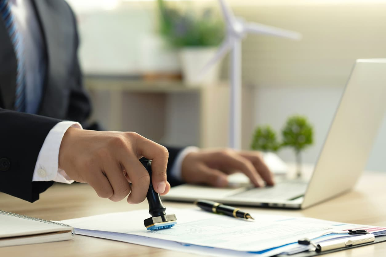 adding a stamp - How to Dissolve an LLC in Tennessee