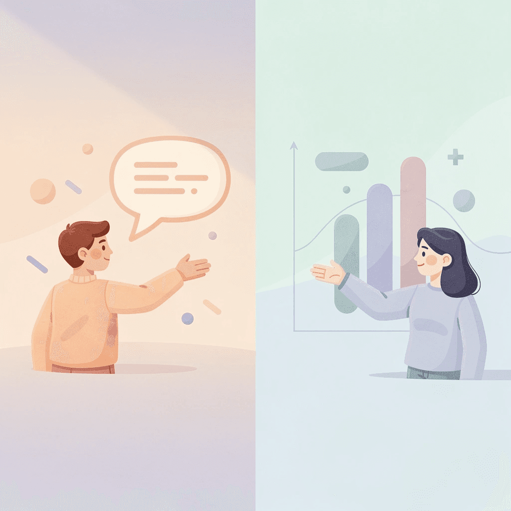 Split scene illustration comparing the energy of starting a company versus the exhaustion of closing one