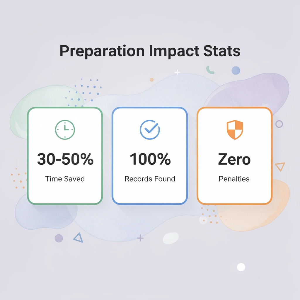 Statistics showing the impact of proper liquidation preparation