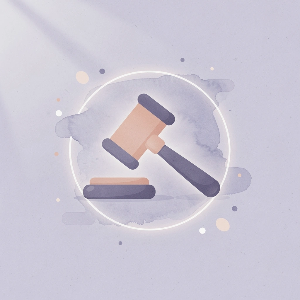 Gavel icon representing formal corporate dissolution in Canada