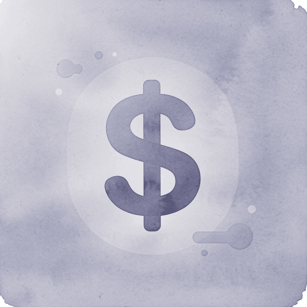 Dollar sign icon representing LLC dissolution costs