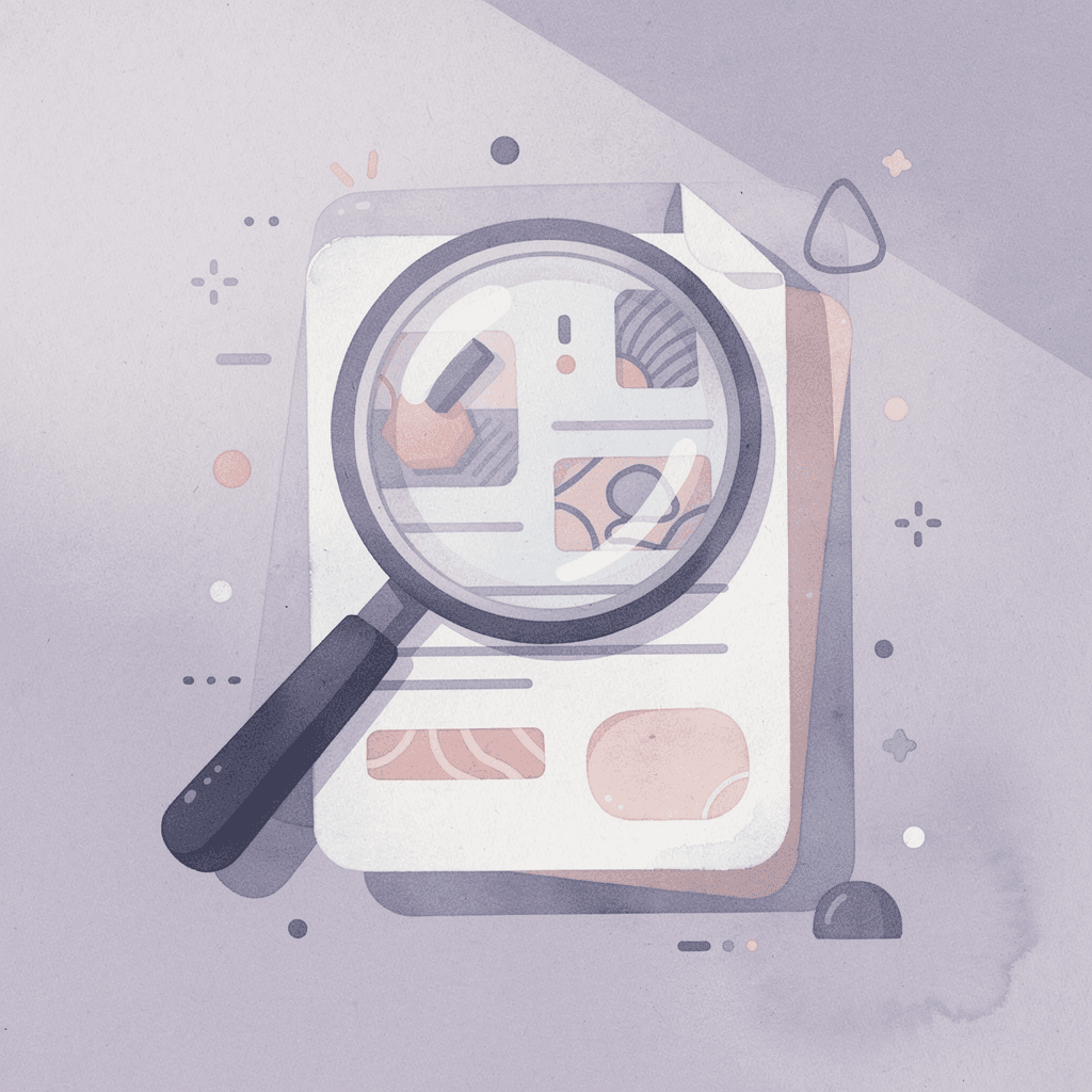 Magnifying glass examining hidden dissolution costs