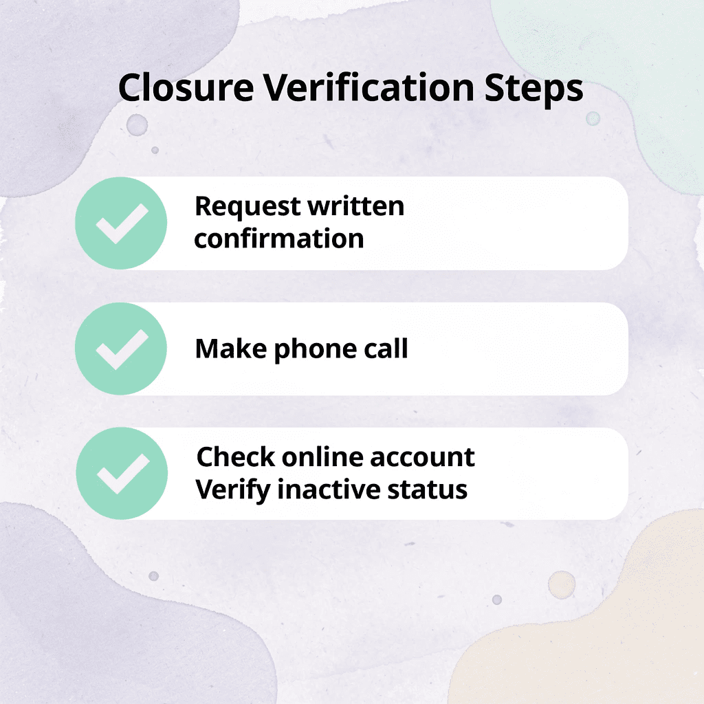 Checklist showing steps to verify business closure with the IRS - How To Close A Business With The IRS