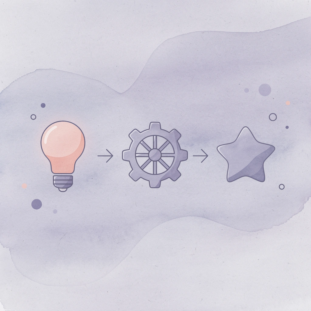 Three icons showing quote, timeline, and cost process