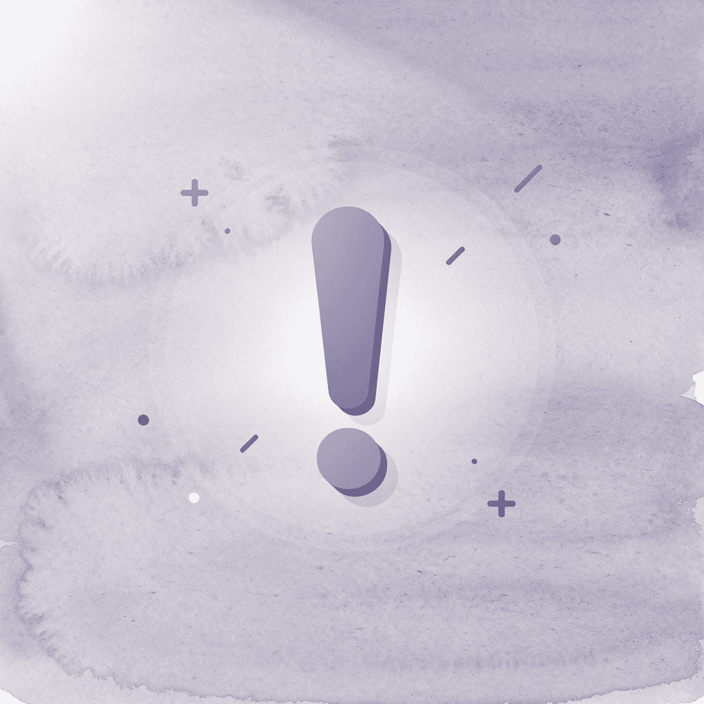 Warning exclamation mark highlighting the importance of following the dissolution process correctly