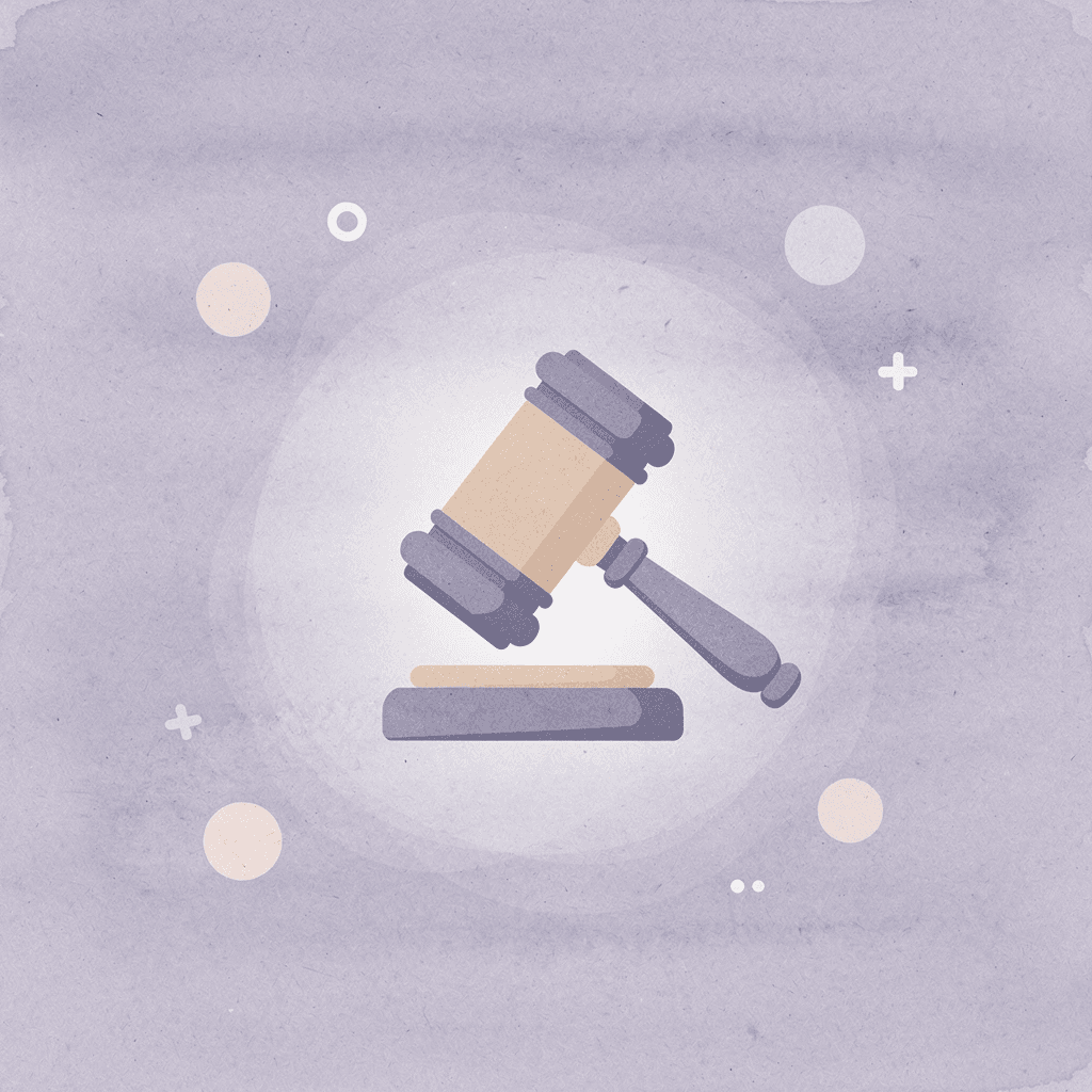 Gavel icon representing legal dissolution process - How To Dissolve a Nonprofit 