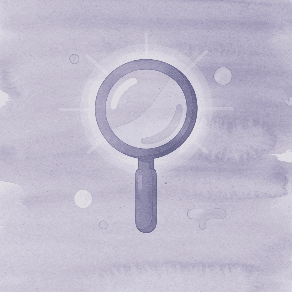 Magnifying glass icon representing clarity and examination - How To Dissolve a Nonprofit 