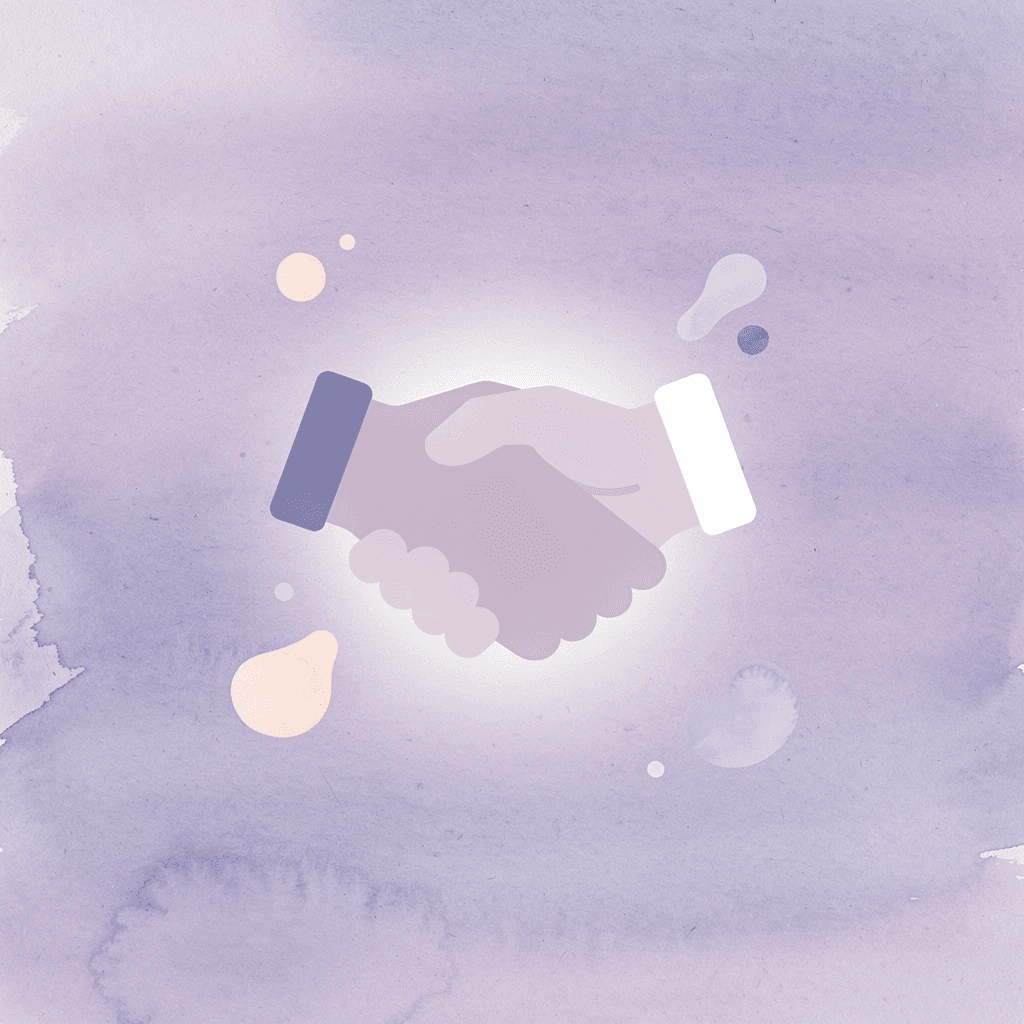 Handshake icon representing business partnership dissolution - How to Dissolve a Partnership With the IRS