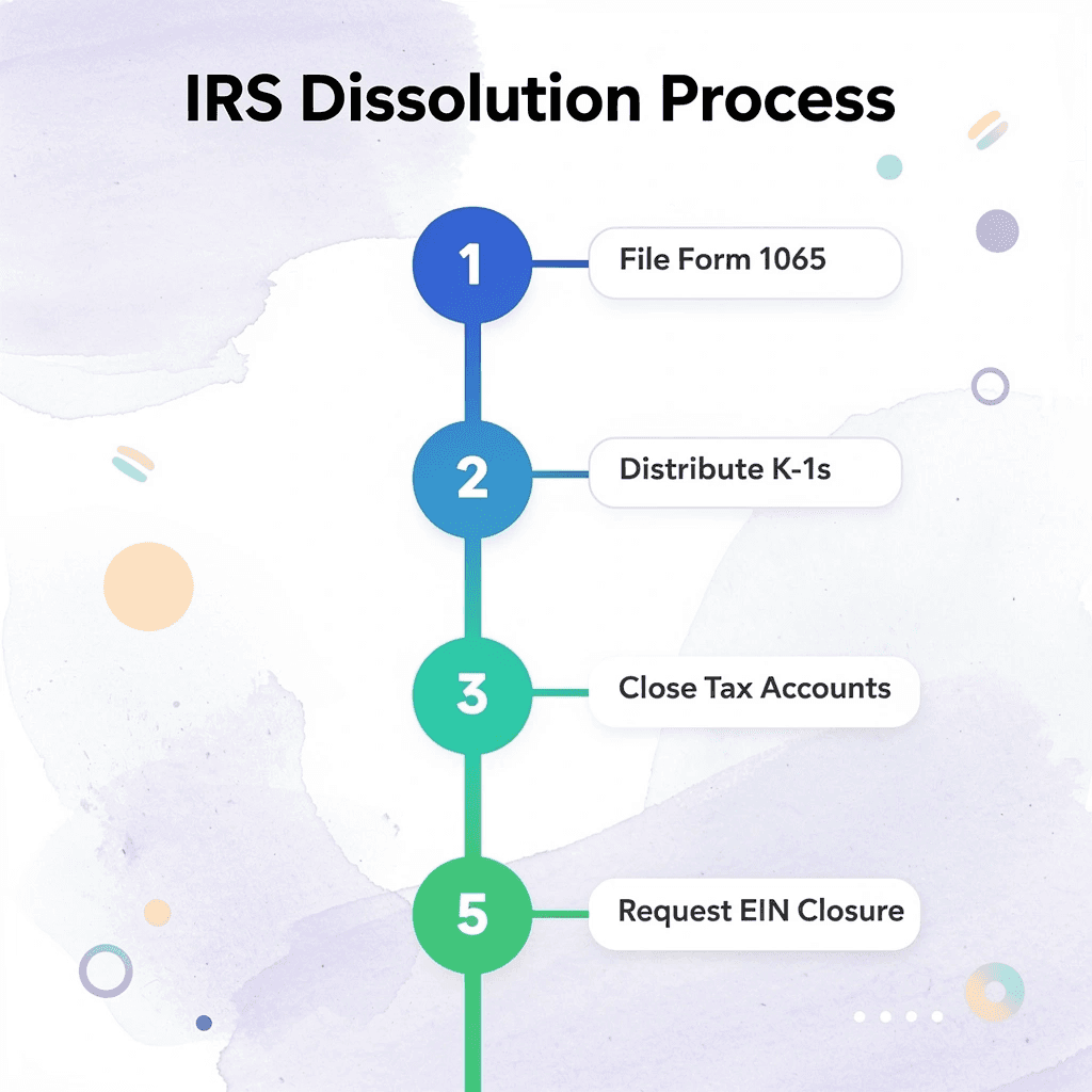 Step-by-step process for IRS partnership dissolution - How to Dissolve a Partnership With the IRS