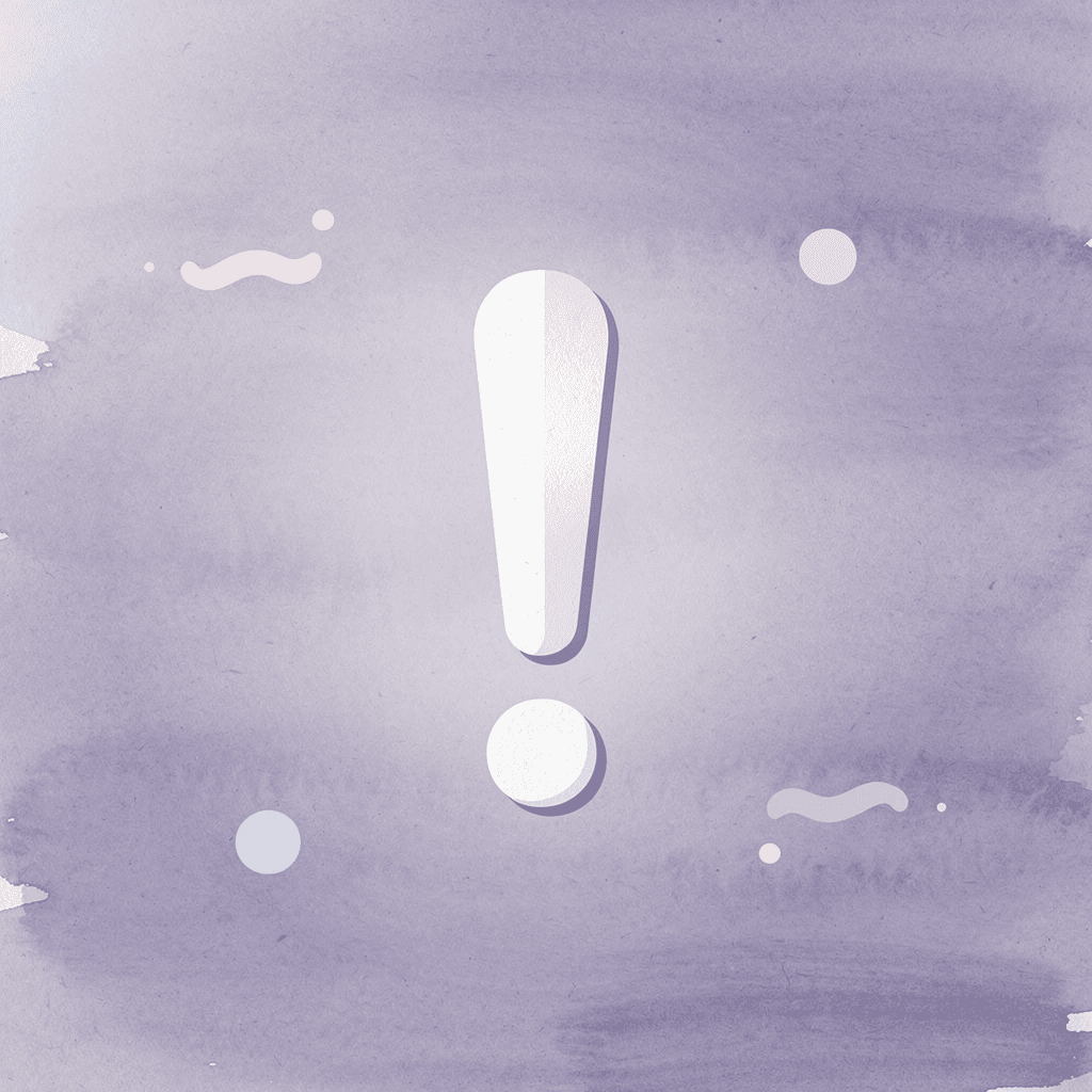 Spotlight on exclamation mark representing critical legal gap insight
