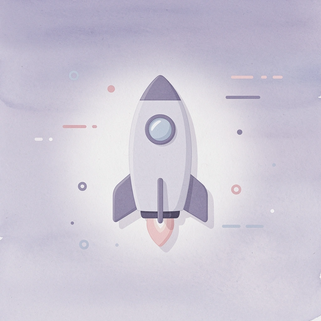 Rocket icon representing momentum in business shutdown