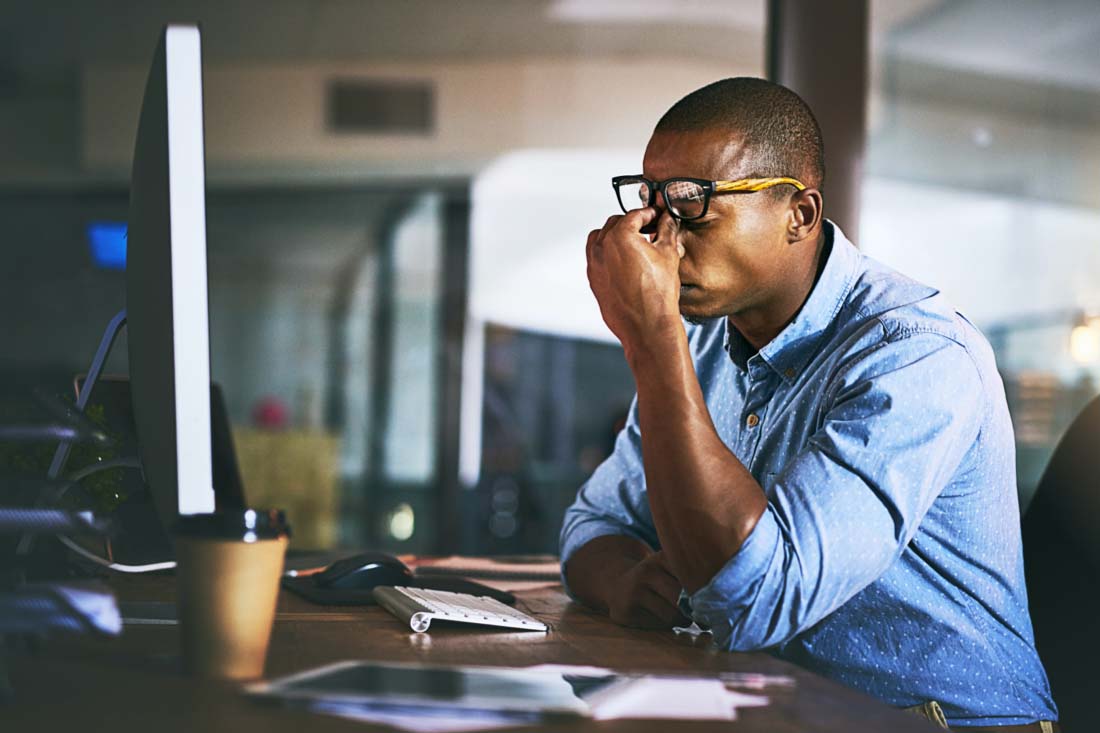 man looking tensed - How to Dissolve a Corporation in Delaware