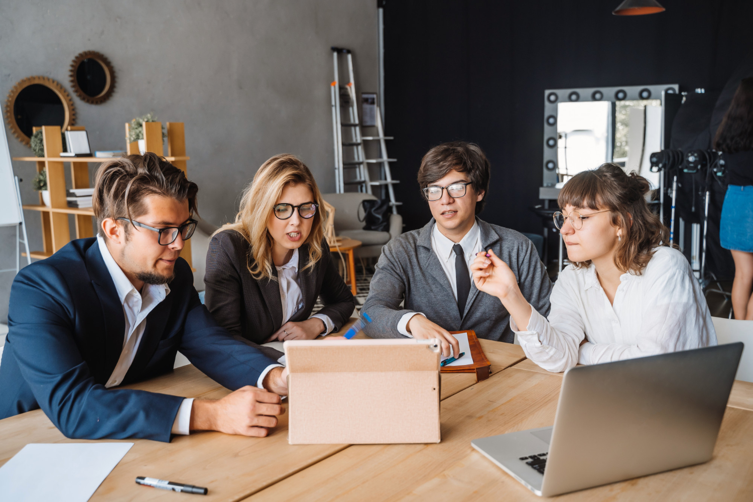 employees working in an office - How To Dissolve An LLC In Alabama 