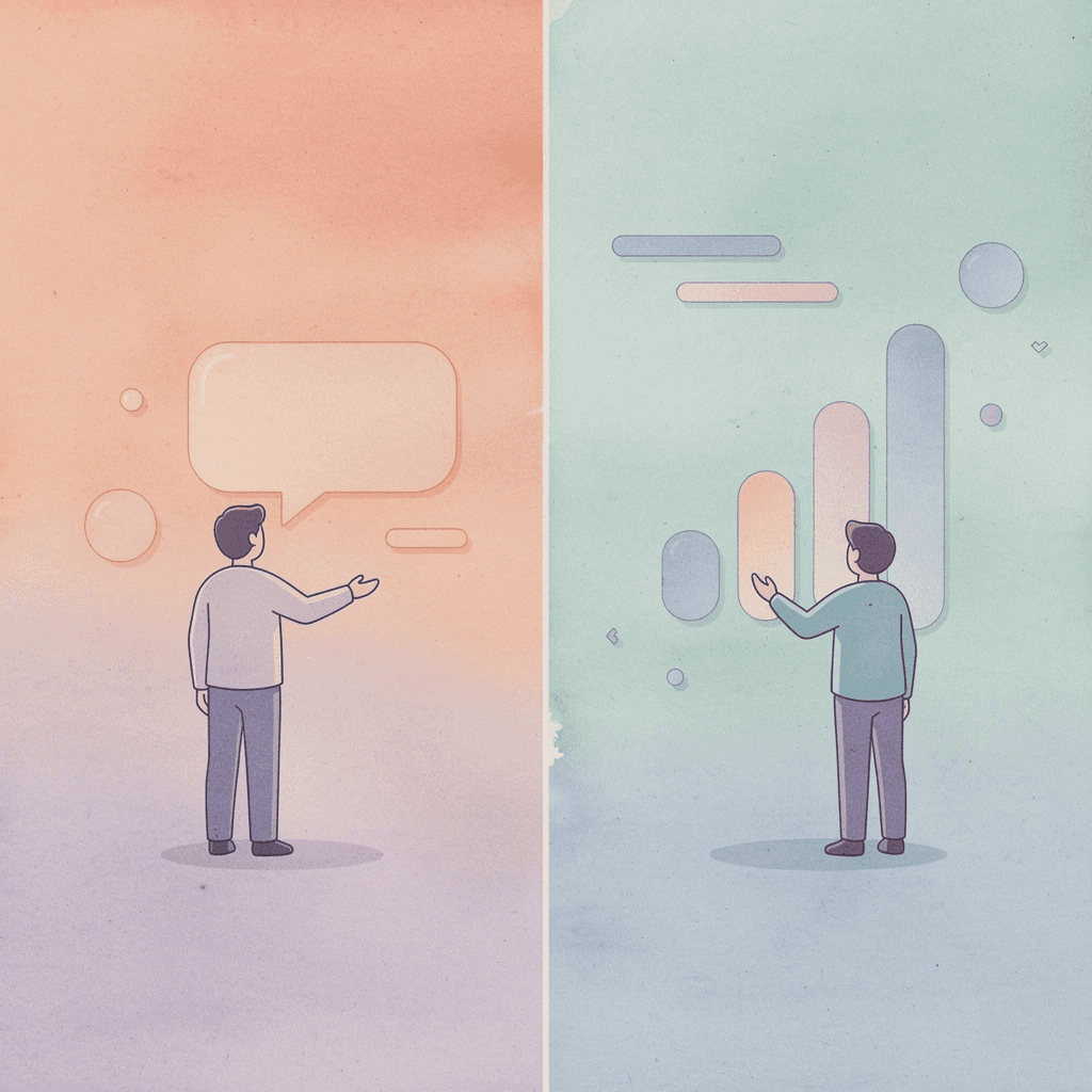 Scene showing the contrast between administrative dissolution imposed on a company versus voluntary dissolution initiated by the owner