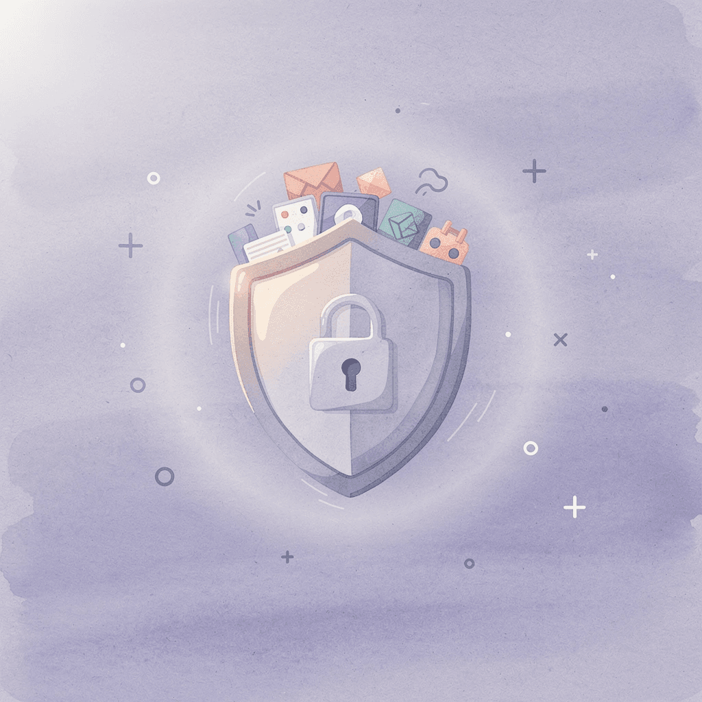 Shield protecting documents representing legal compliance in LLC dissolution