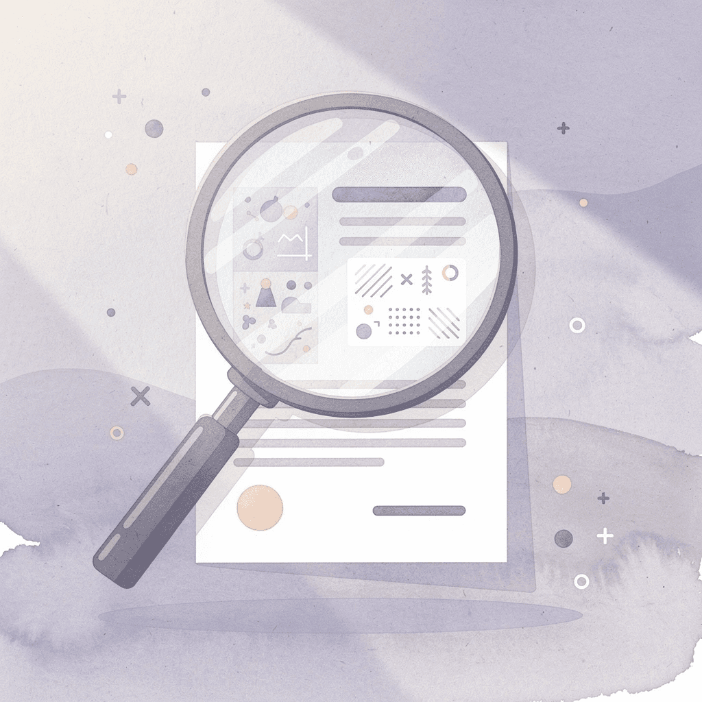 Magnifying glass examining small administrative details that create business liability