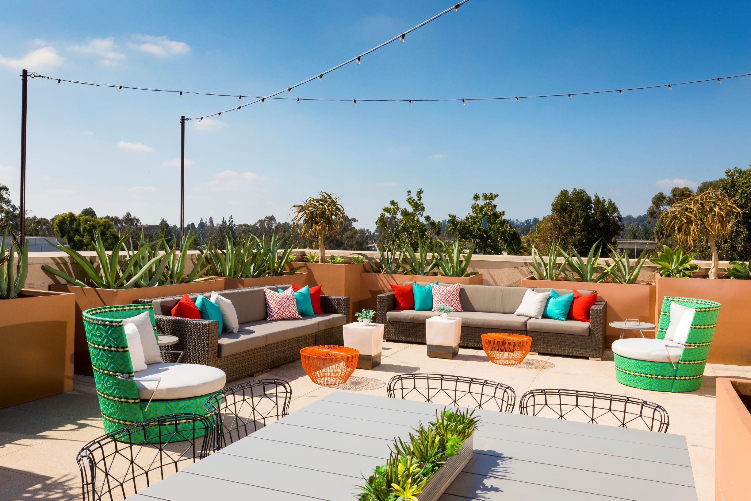 Rooftop deck