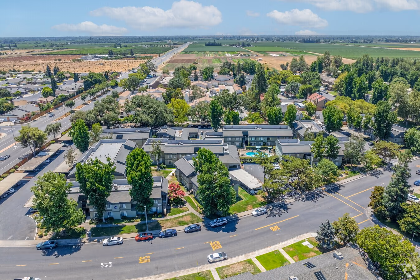 Aerial shot of exterior 