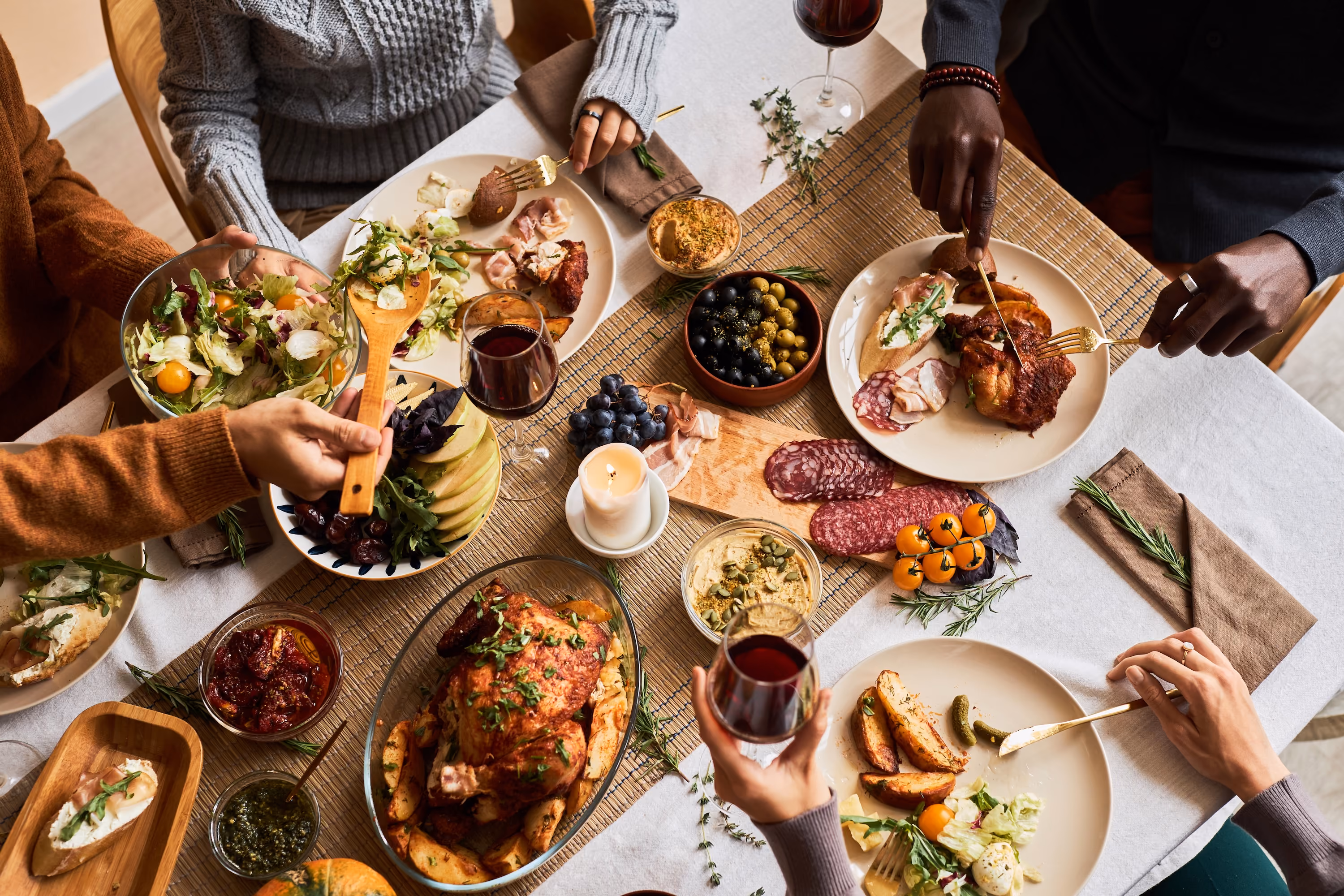 Dinner Plates stock image