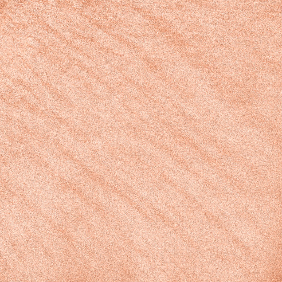 Soft peach-toned powder surface with fine diagonal streaks, abstract