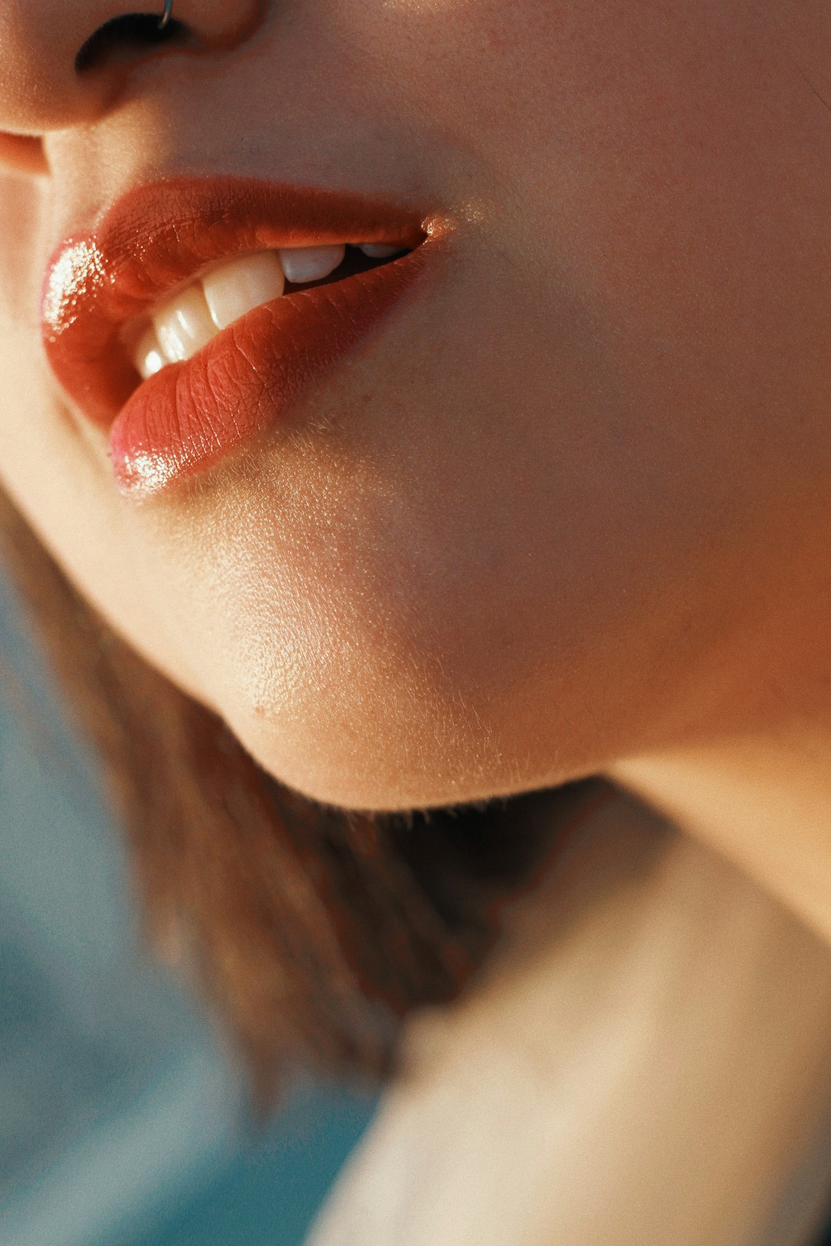 Portrait of a woman in soft indoor light