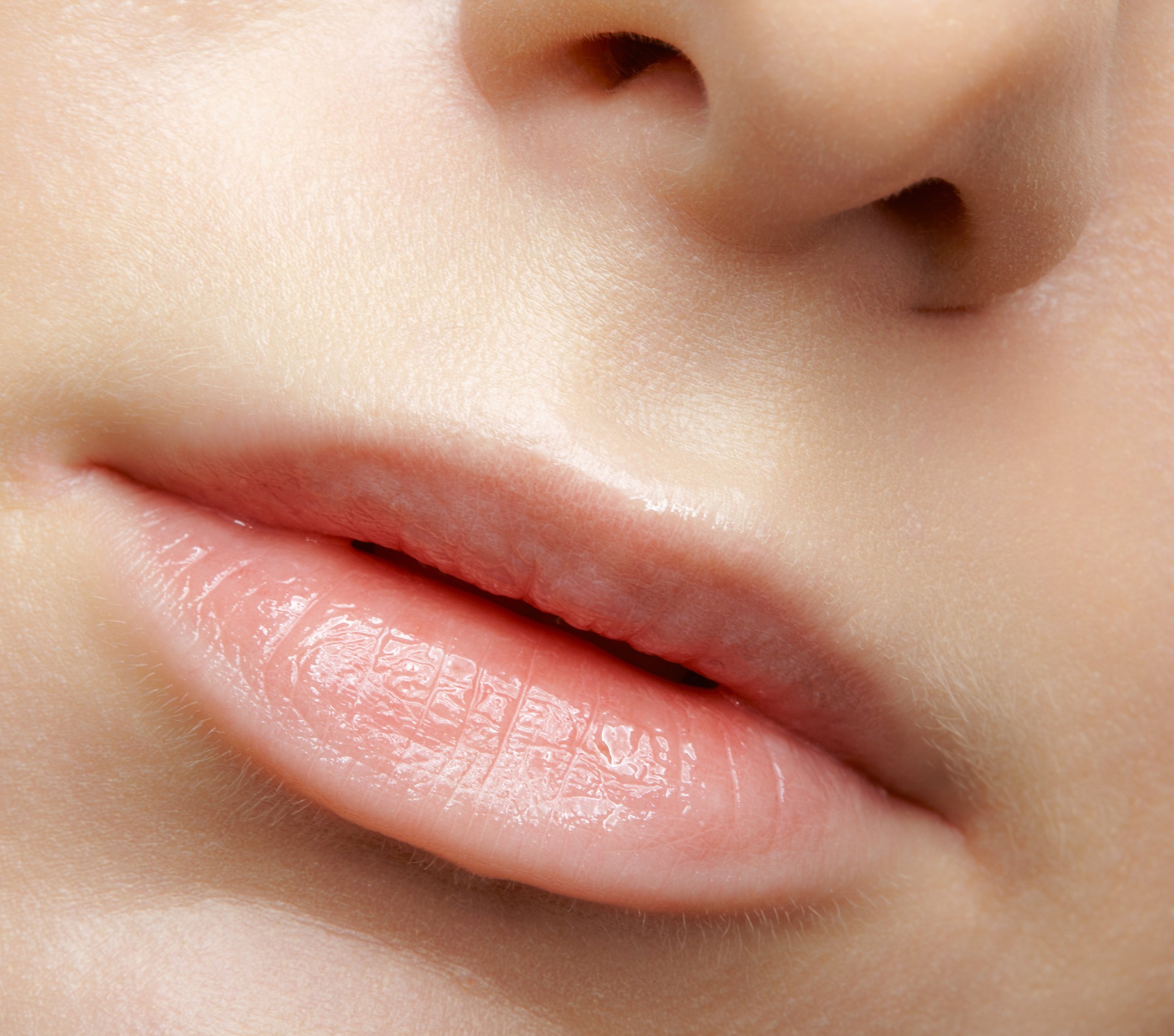 Close-up photograph of lips from the Rouge Aesthetics practice gallery