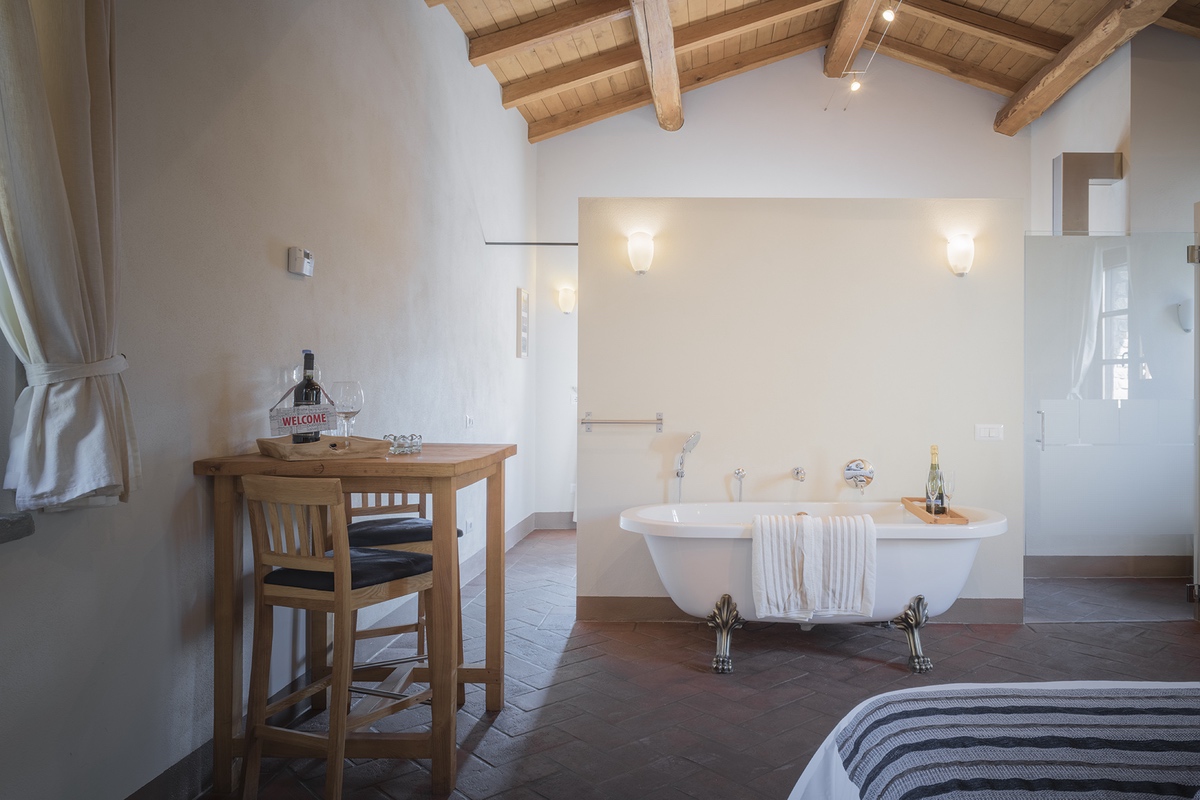 Living area in a Borgo Filari apartment