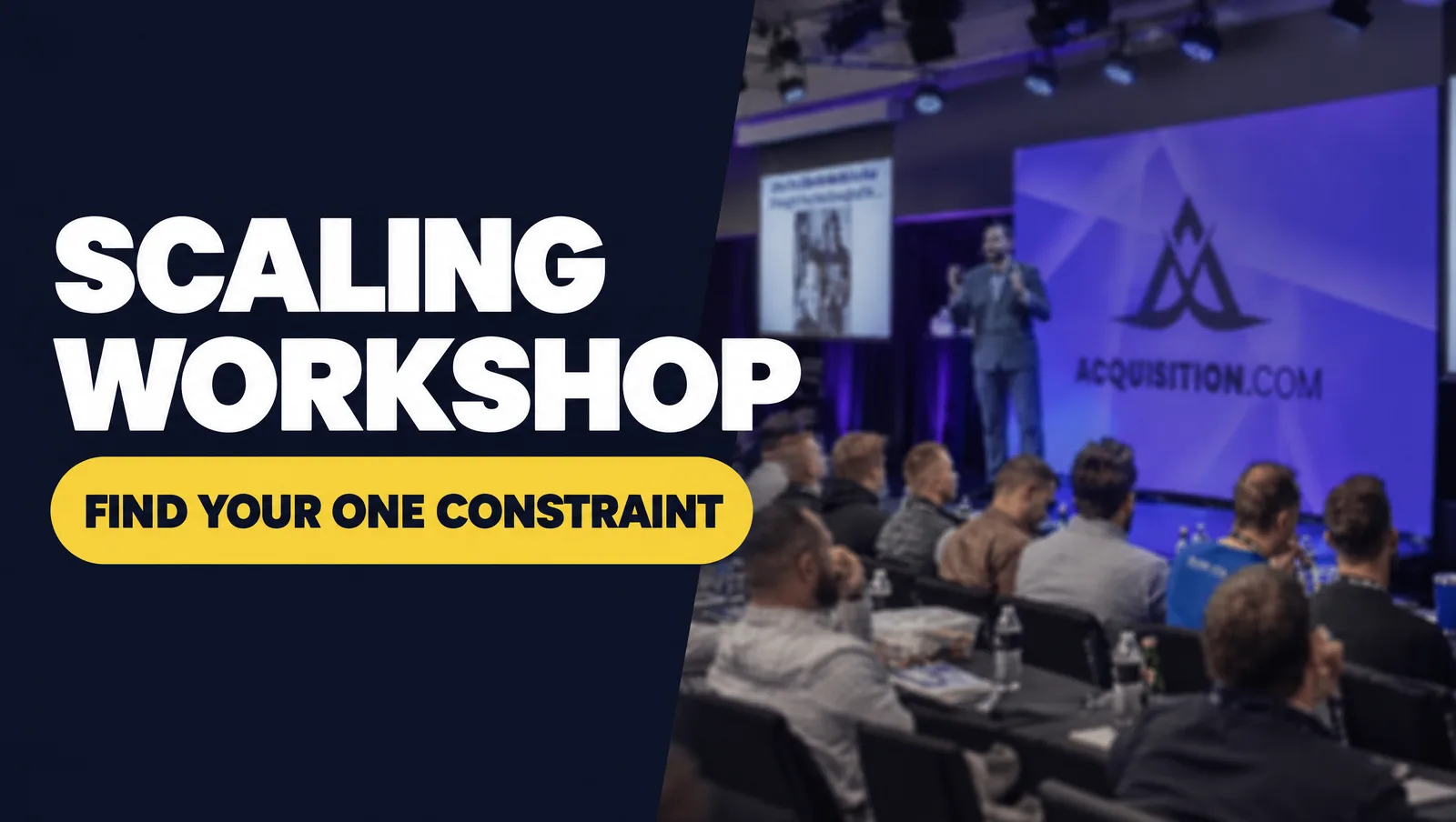 Scaling Workshop: find your one constraint
