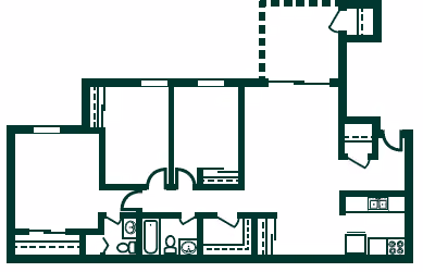 3x1.5 floor plan