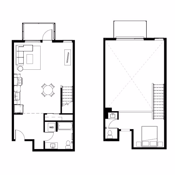 Studio Loft 10 Floor Plan Image