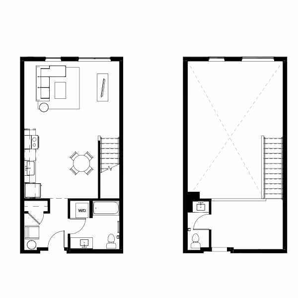 Studio Loft 8 Floor Plan Image