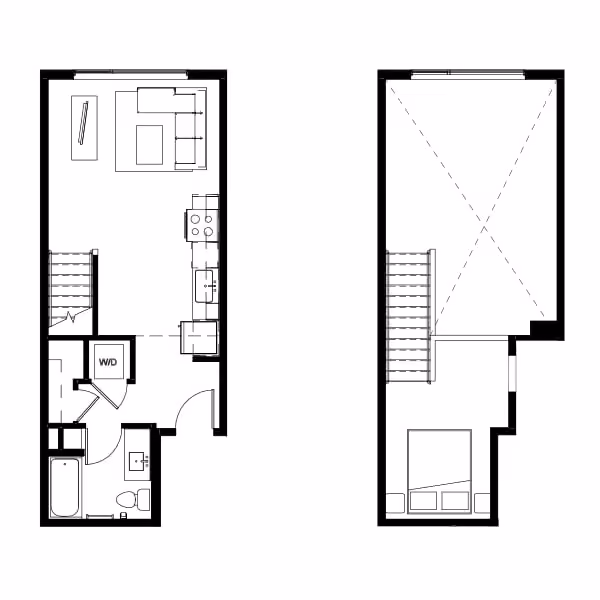Studio Loft 1 Floor Plan Image