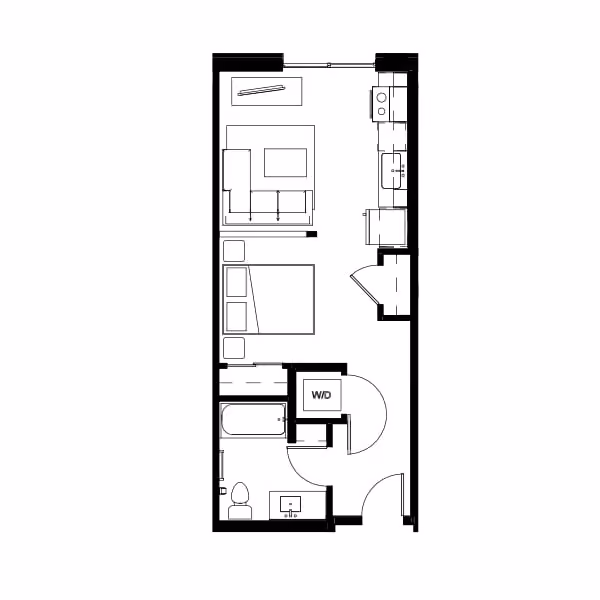Studio 2 Floor Plan Image