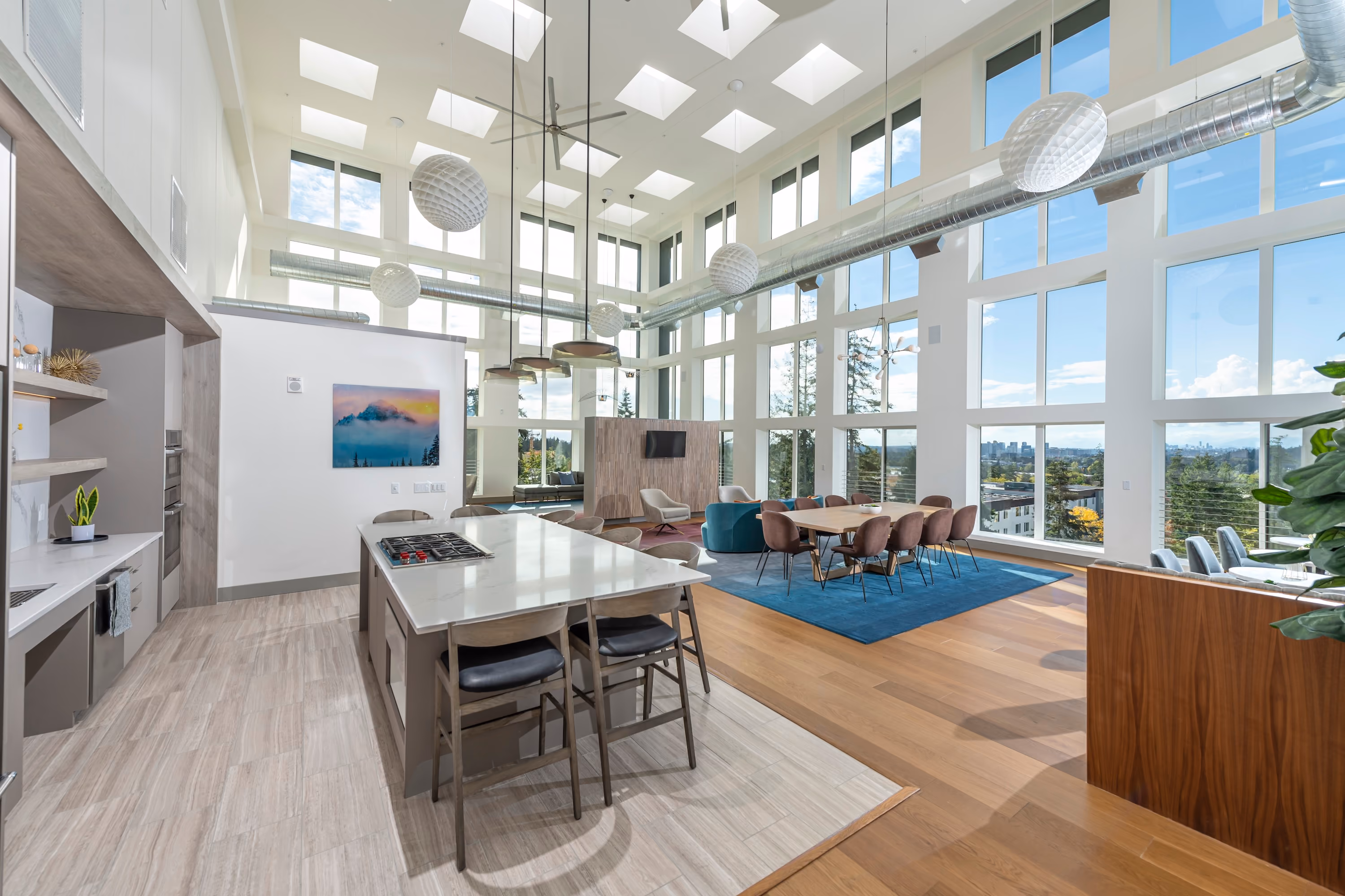 Community Kitchen and Living Room 