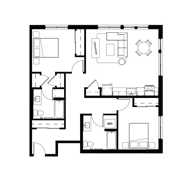 Two Bed Two Bath 7
