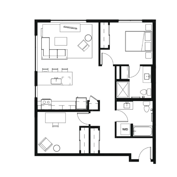 One Bed + Den 27