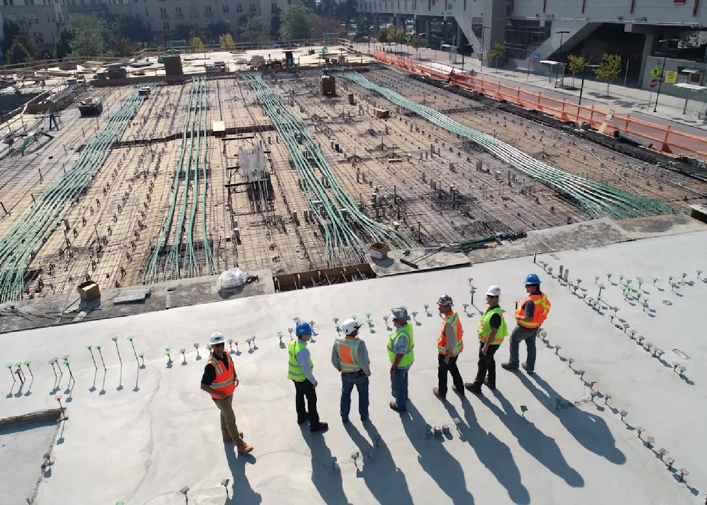 Image of team of contractors on a job site.