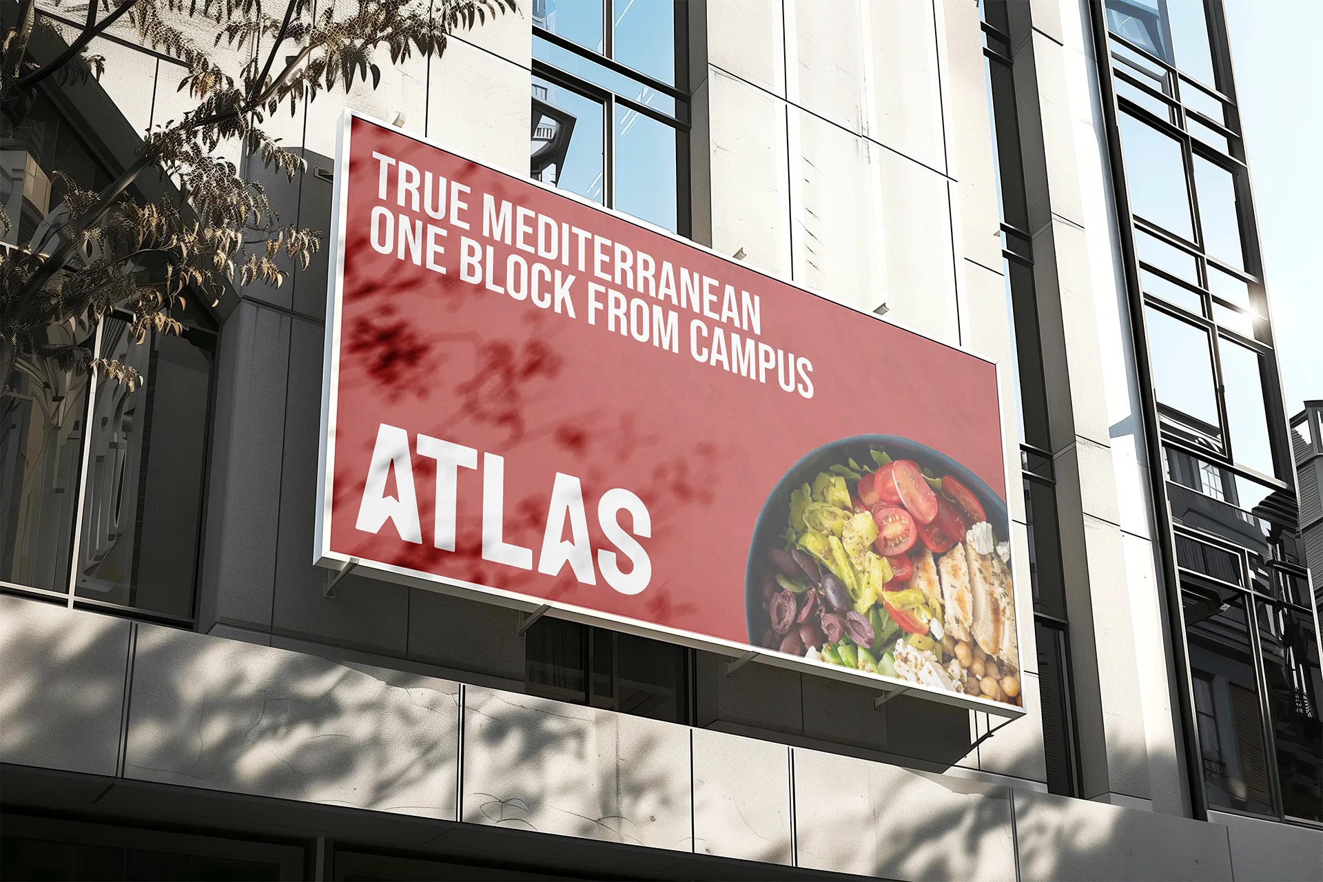 Billboard design for Atlas Mediterranean