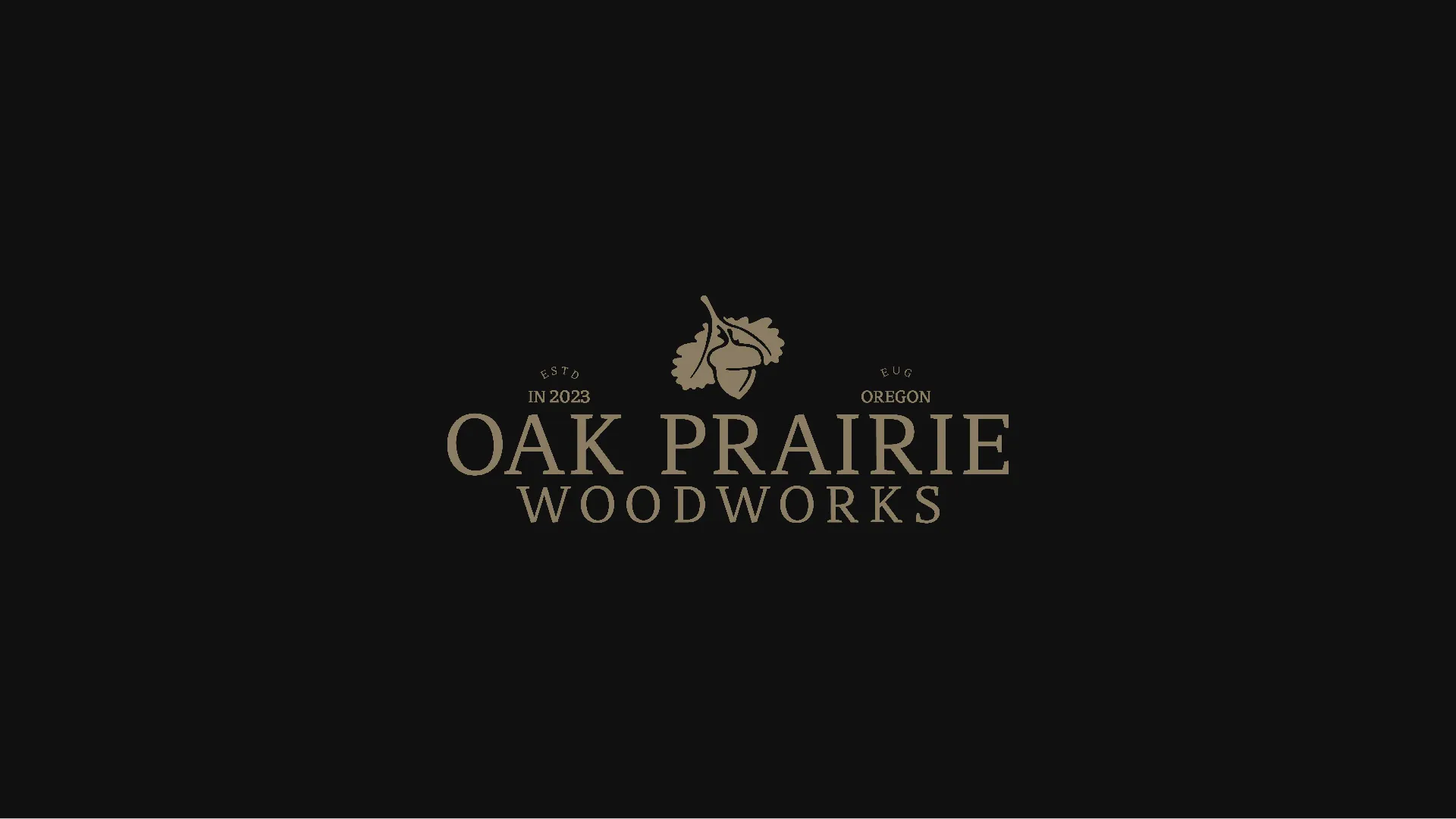 Logo mark for Oak Prairie Woodworks