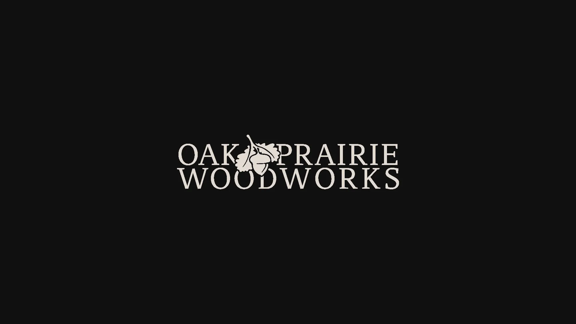 Logo mark for Oak Prairie Woodworks
