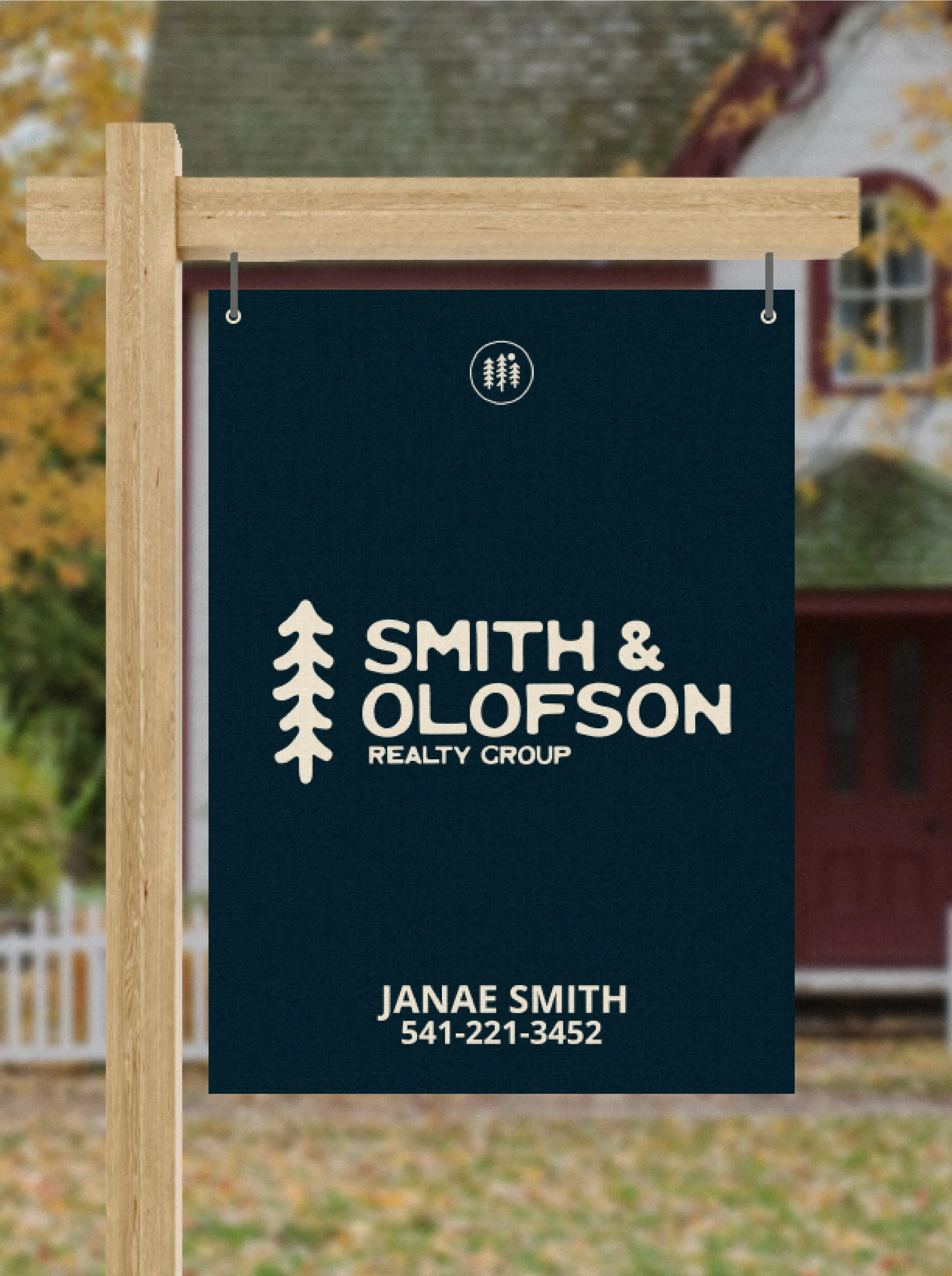 Real estate signage for Smith & Olofson Realty Group