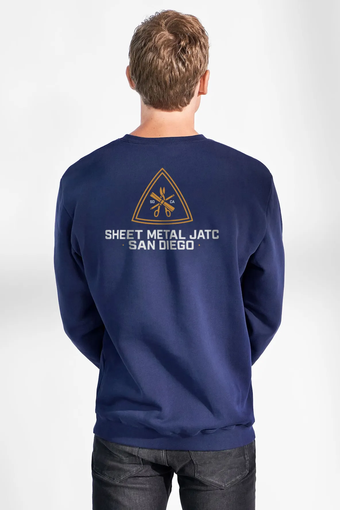 Branded apparel design for Sheet Metal JATC San Diego