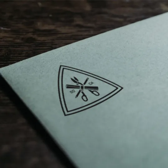 Branded envelope design for Sheet Metal JATC San Diego