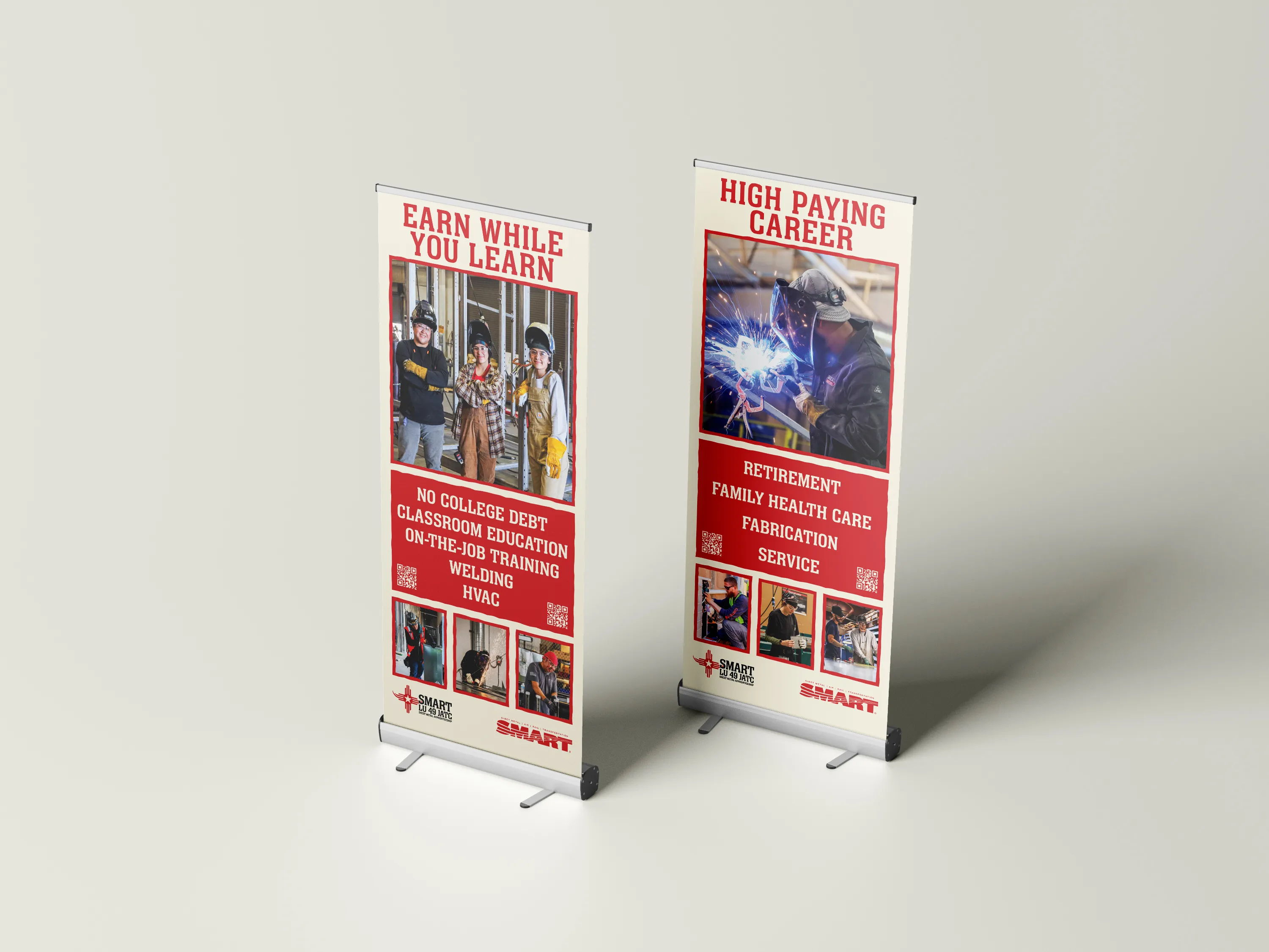 A focused brand identity build and outreach material set for the joint apprenticeship training committee serving New Mexico and West Texas.