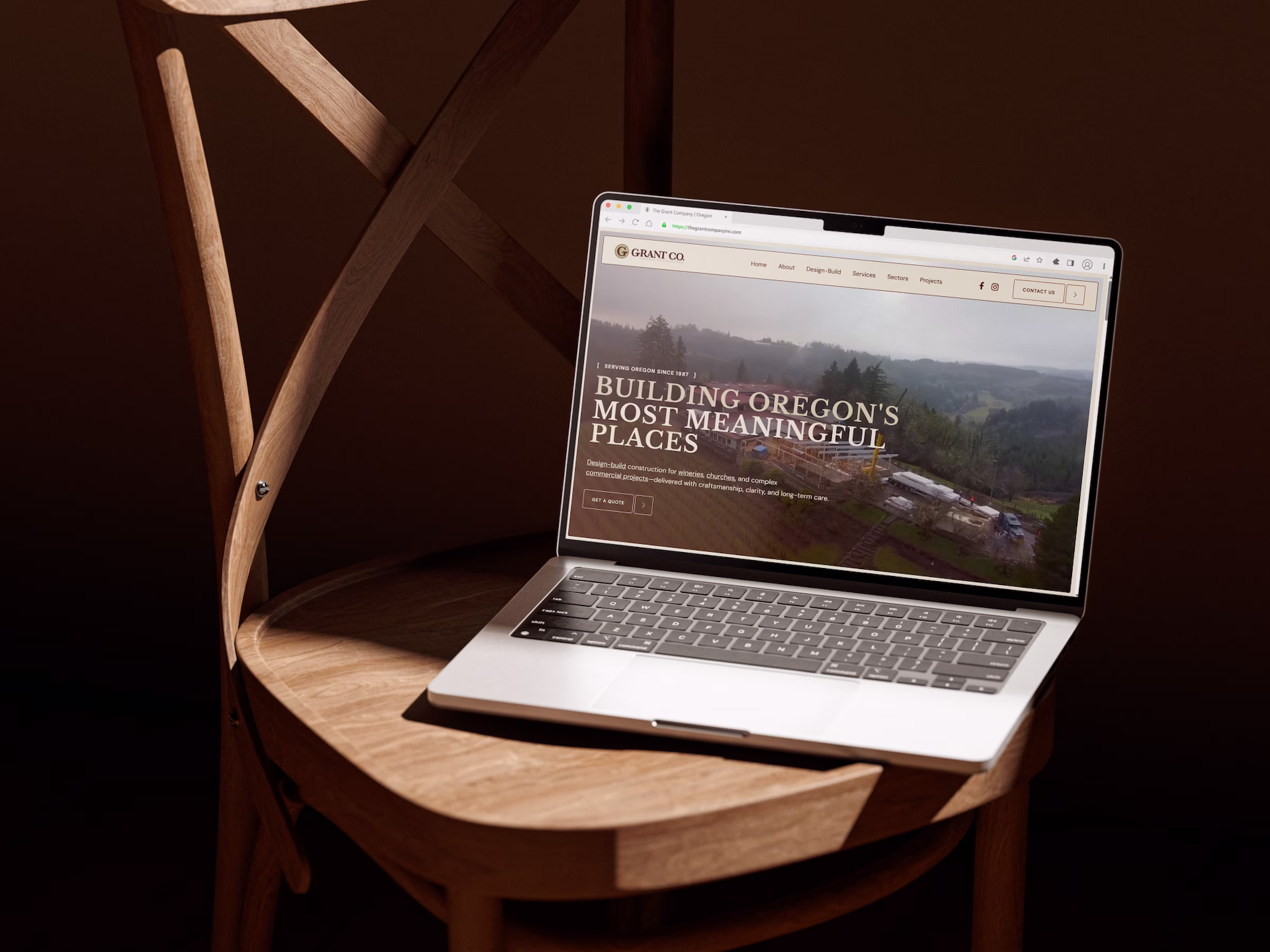A specialty design-build contractor with an outdated three-page website that wasn't reflecting the quality of their work or helping them compete online. We transformed their digital presence into a strategic marketing tool that showcases their craftsmanship, explains the design-build process, and positions them as a premier contractor for wineries and churches across Oregon.