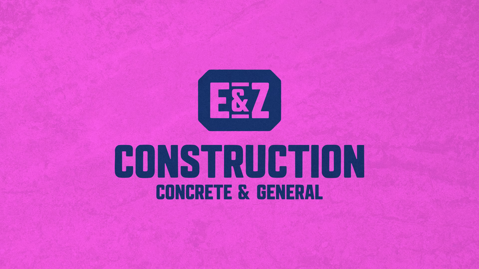 E&Z Construction Vertical Logo