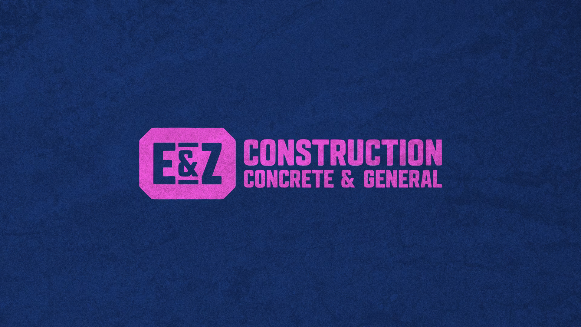 E&Z Construction Horizontal Logo