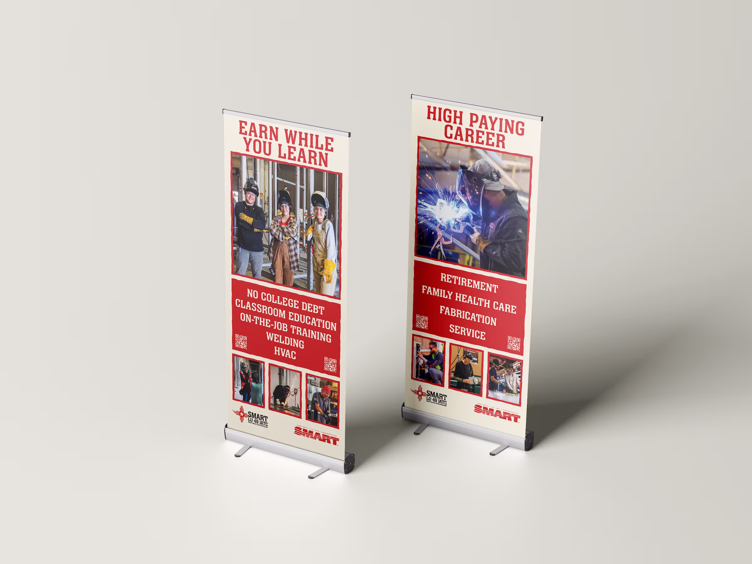 A focused brand identity build and outreach material set for the joint apprenticeship training committee serving New Mexico and West Texas.