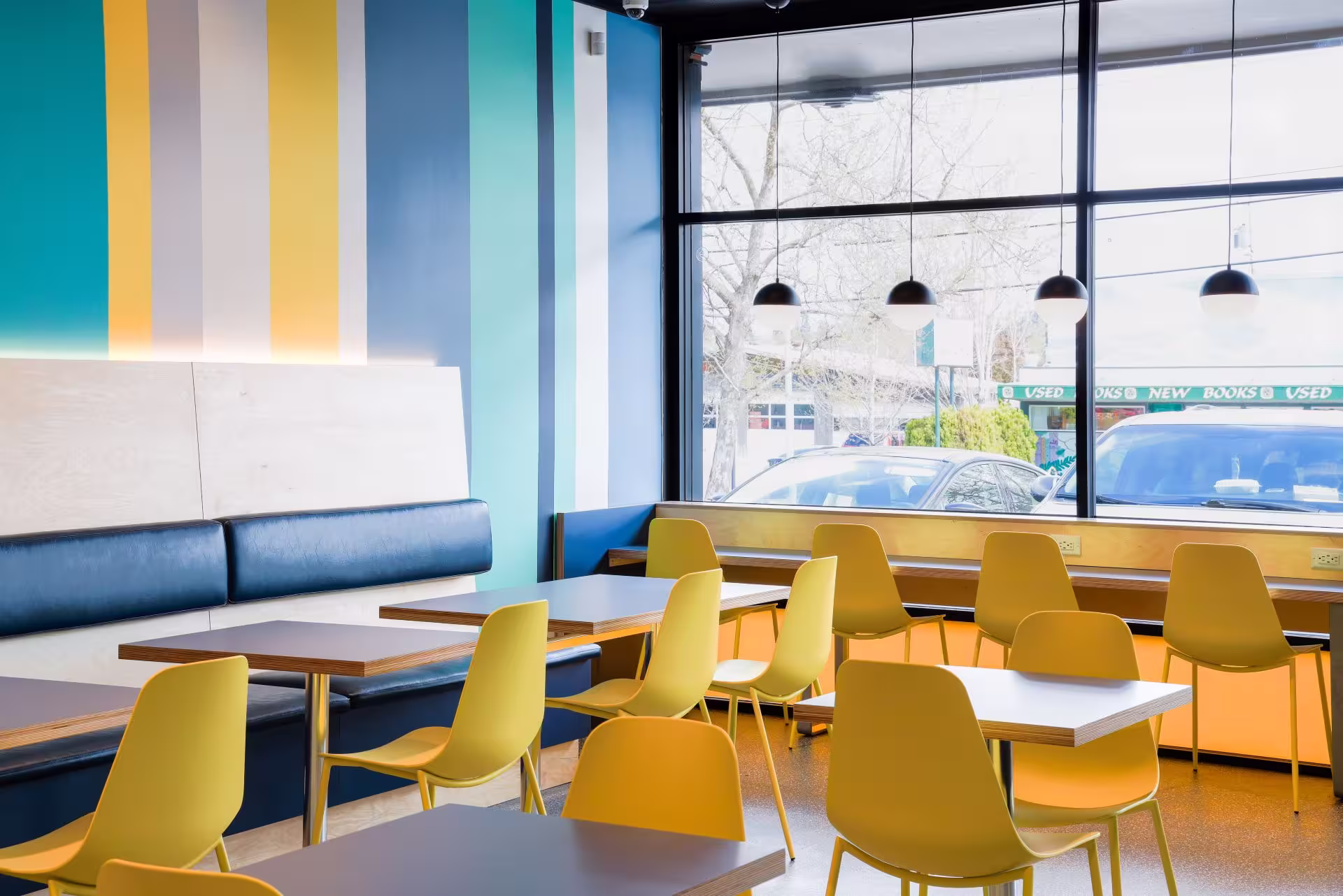Interior dining space at Sprout Kitchen