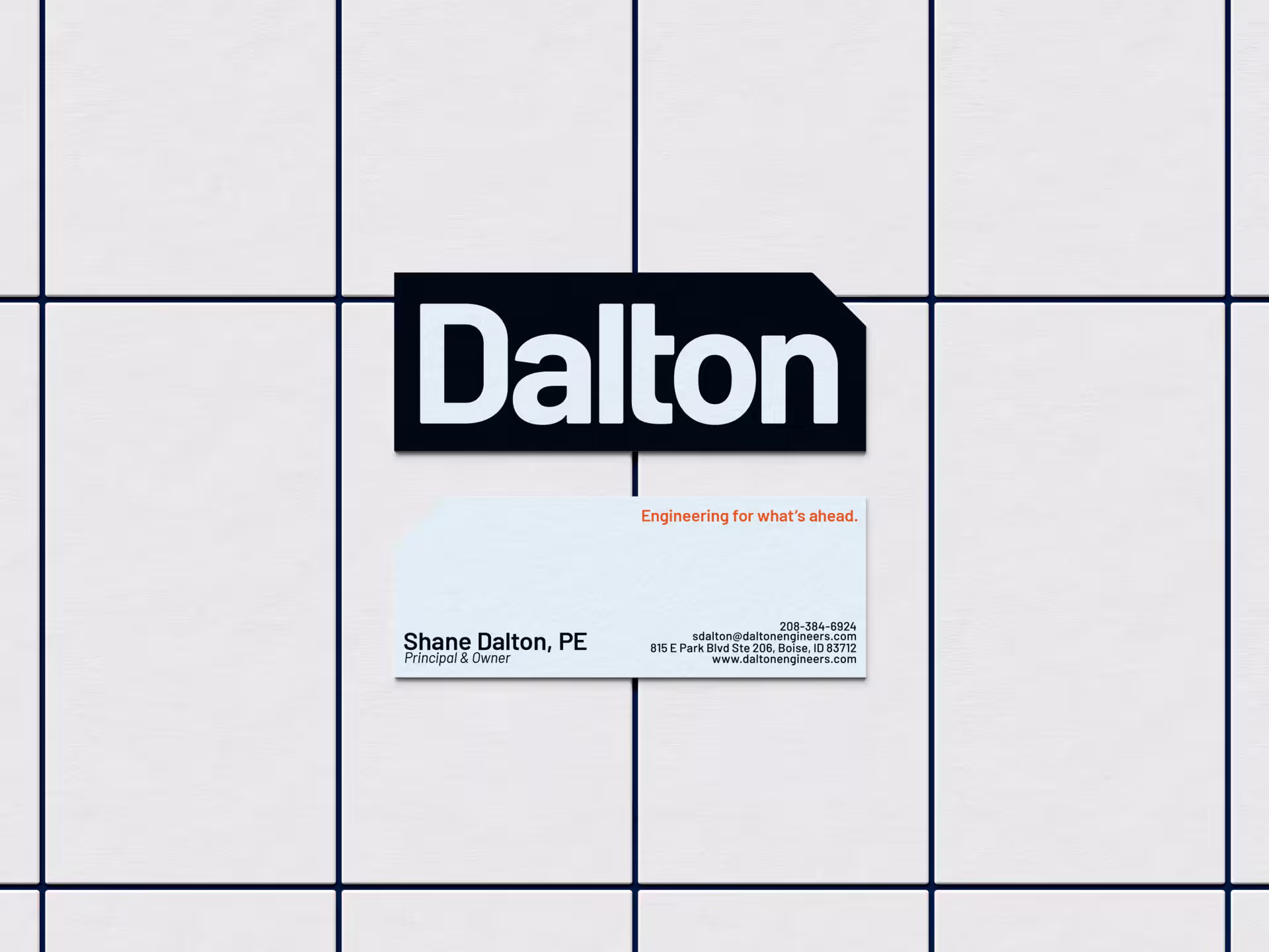 New Dalton Engineers business card design